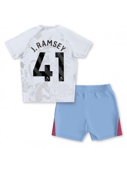 Aston Villa Jacob Ramsey #41 Auswärts Trikotsatz für Kinder 2023-24 Kurzarm (+ Kurze Hosen)